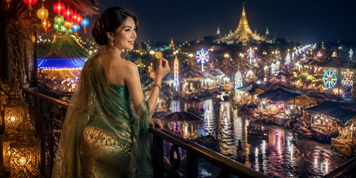 မြန်မာနိုင်ငံ မှာ လော့တယ်ကစားနေတဲ့ပုံ
