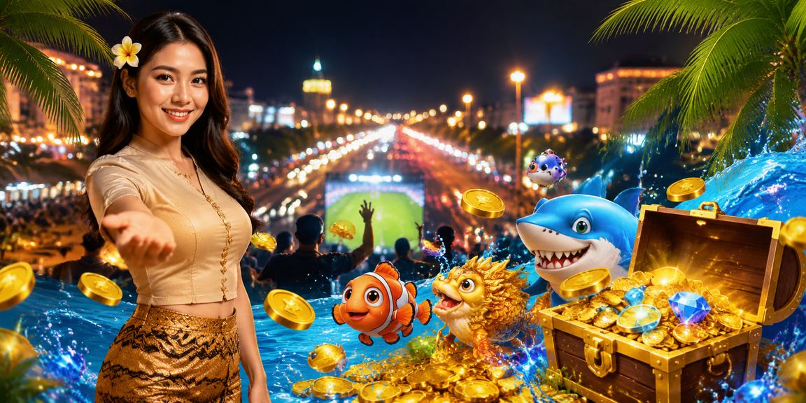 နေပြည်တော်ကမ်းခြေတွင် ငါးဖမ်းဂိမ်းကစားနည်း
